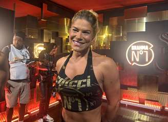 Priscila Fantin no camarote da Brahma no carnaval de 2025