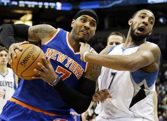 Carmelo Anthony foi o grande destaque da vitória do New York Knicks na NBA