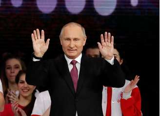 Presidente da Rússia Vladimir Putin, durante congresso de voluntários em Moscou
06/12/2017 REUTERS/Sergei Karpukhin