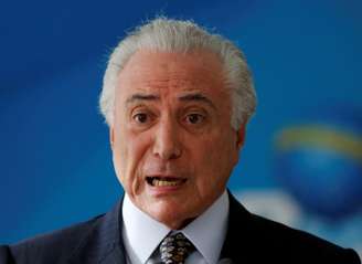Temer participa de cerimônia no Palácio do Planalto
 28/5/2018    REUTERS/Adriano Machado