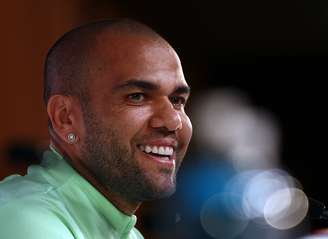 Daniel Alves em entrevista coletiva na Copa do Mundo do Catar