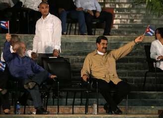 Lula e Maduro participam de homenagem a Fidel Castro, em Cuba, em 2016
03/12/2016
REUTERS/Carlos Barría