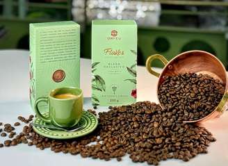 Café exclusivo da Flakes, feito pela Orfeu