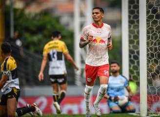 Vinicinho, jogador do Red Bull Bragantino. 