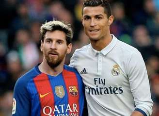 Messi defendeu o Barcelona e Cristiano Ronaldo, Real Madrid 