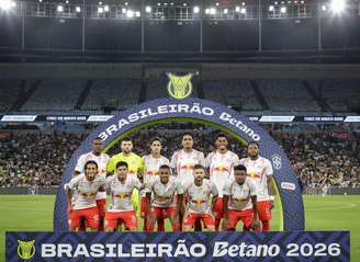 Jogadores do Red Bull Bragantino. 