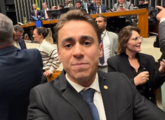 O deputado federal Nikolas Ferreira 