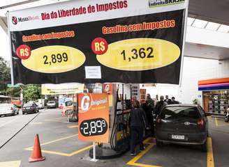 Redução no preço da gasolina foi de 53%