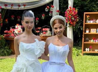 Lorena e Juquinha em “Três Graças 