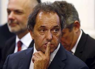 Scioli durante cerimônia na Casa Rosada, em Buenos Aires.  30/9/2014.