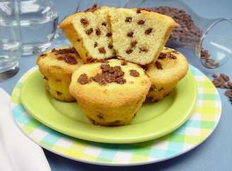 Guia da Cozinha - Receita de muffin com gotas de chocolate