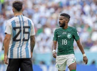 Arábia Saudita venceu de virada a Argentina na estreia da Copa do Mundo de 2022 (Foto: Divulgação/SAFF)