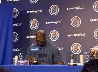 Shaquille O’Neal em entrevista coletiva