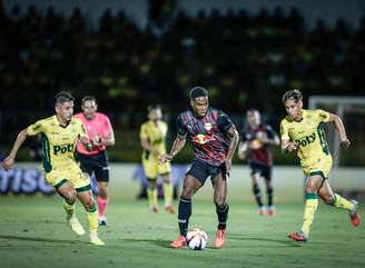 Henry Mosquera, jogador do Red Bull Bragantino. 