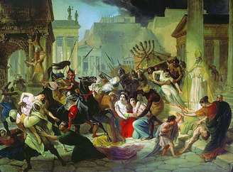 <p>O rei vândalo Genserico submete Roma ao saque (455)</p>