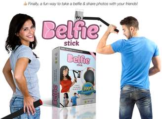 O Belfie Stick foi desenvolvido pela companhia americana On.com, um site de relacionamento de pessoas por meio de fotos
