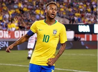 Neymar reebeu o 22º cartão amarelo no último amistoso