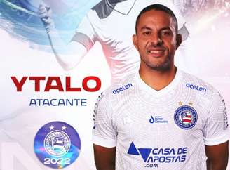 Jogador segue com direitos ligados ao Red Bull Bragantino (Divulgação/Bahia)