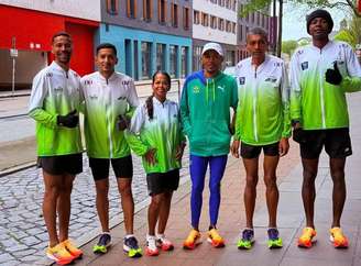 Atletas da APA em Hamburgo (Foto: APA / Divulgação)