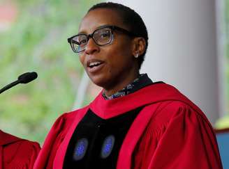 Claudine Gay discursa na Universidade de Harvard