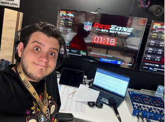 Narrador Matheus Pinheiro, 28 anos, foi demitido da ESPN após quase sete anos na emissora