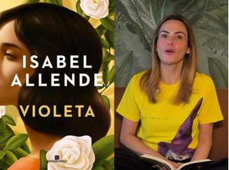 Ana Paula Renault indica 'Violeta', de Isabel Allende, como primeira leitura depois de entrar para clube do livro criado por fã
