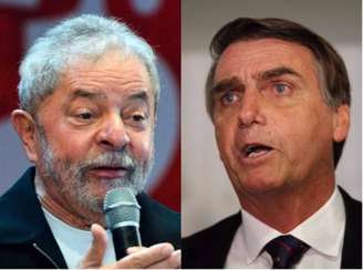 Lula e Jair Bolsonaro