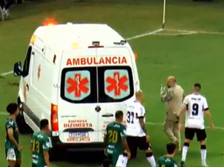 Thiago Galhardo discutiu com motorista da ambulância