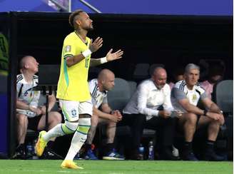 Neymar em sua estreia na Copa do Mundo 2026