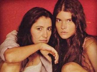 As atrizes Cássia Kis e Cristiana Oliveira em Pantanal de 1990