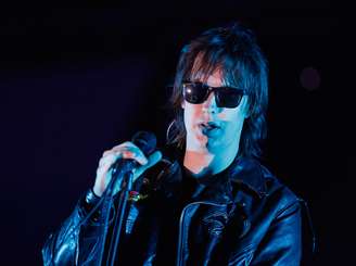 O vocalista do quinteto norte-americano, Julian Casablancas, em show em 2011