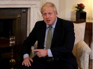 Premiê britânico, Boris Johnson, em Londres
08/01/2020
Kirsty Wigglesworth/Pool via REUTERS