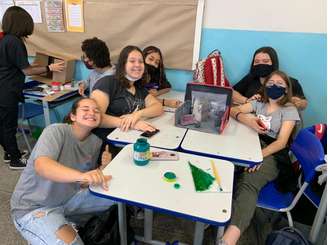 Atividades envolvem produção de esculturas de personagens @Arquivo Pessoal