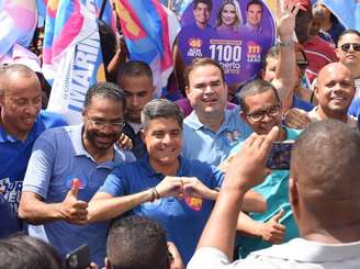 SALVADOR BAHIA NACIONAL ACM NETO 28-09-2022 CANDIDATO AO GOVERNO DA BAHIA ALEXANDRE KALIL UNIAO BRASIL FOTO ACM NETO -FACEBOOK