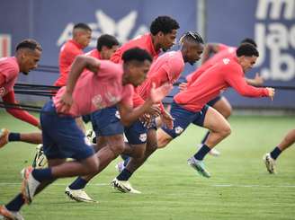 Jogadores do Red Bull Bragantino. 