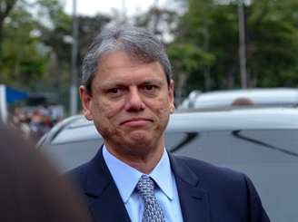 O governador de São Paulo, Tarcísio de Freitas (Republicanos)