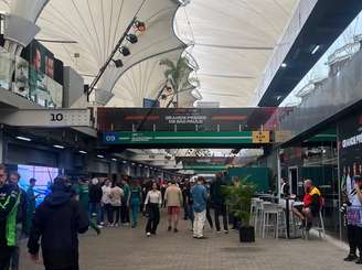 Paddock do Autódromo de Interlagos para o GP de São Paulo da Fórmula 1