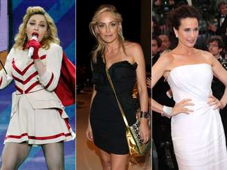 Maddona, Sharon Stone e Andie MacDowell são mulheres desejadas com mais de 50 anos