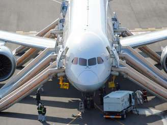 <p>787 Dreamliner teve voos suspensos em todo o mundo após apresentar problemas na bateria </p>