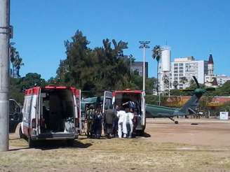 Vítimas em estado grave foram transferidas de helicóptero para hospitais de Porto Alegre