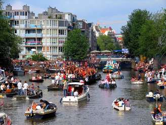 <p>Amsterdã é conhecida como a capital gay e lésbica da Europa</p>