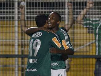 <p>Patrick Vieira recebeu passe de Caio, chutou forte e fez o gol construído por jogadores formados no Palmeiras</p>