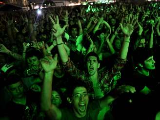 <p>O público agitou o último dia do Lollapalooza 2013</p>