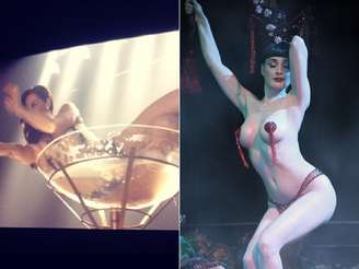 Lívia já foi stripper que se inspirava na dançarina burlesca Dita Von Teese. Nesta quinta (16), Claudia Raia postou no Instagram fotos do último capítulo da novela 'Salve Jorge'