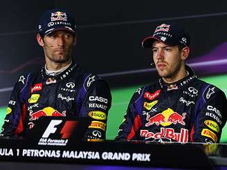 <p>Experiente, Webber vive a sombra de correr ao lado do tricampeão Sebastian Vettel</p>