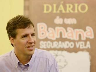 <p>Esta é a primeira visita de Jeff Kinney ao Brasil</p>