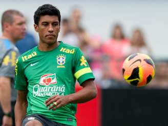 <p>Paulinho ganhou vaga no time titular da Seleção nesta quinta</p>