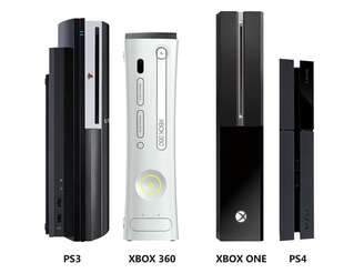 PS4 é menor que o concorrente Xbox One e seu antecessor PS3