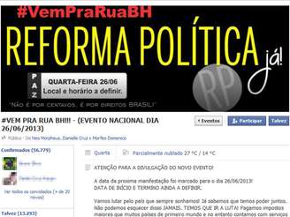 <p>Eventos em BH já somam mais de 65 mil confirmações nas redes sociais</p>