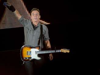 <p>Dono de um carisma único, o norte-americano Bruce Springsteen empolgou o público com, entre outros sucessos, a execução na íntegra do disco clássico 'Born in the USA'</p>